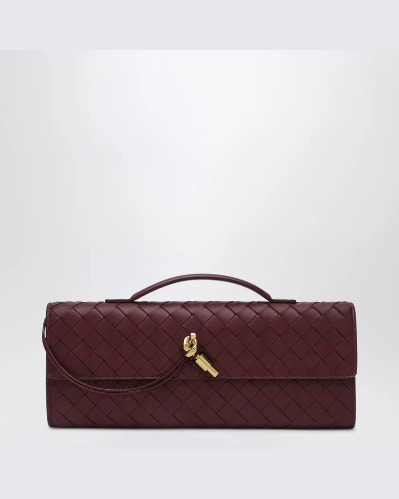 Bottega Veneta Barolo Clutch Andiamo mit Griff Rot