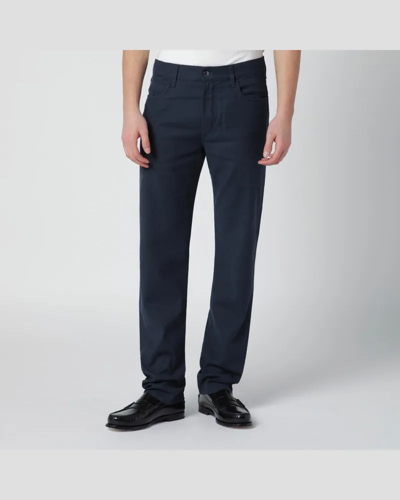 Loro Piana Quarona Hose in Ozeanblau Blau