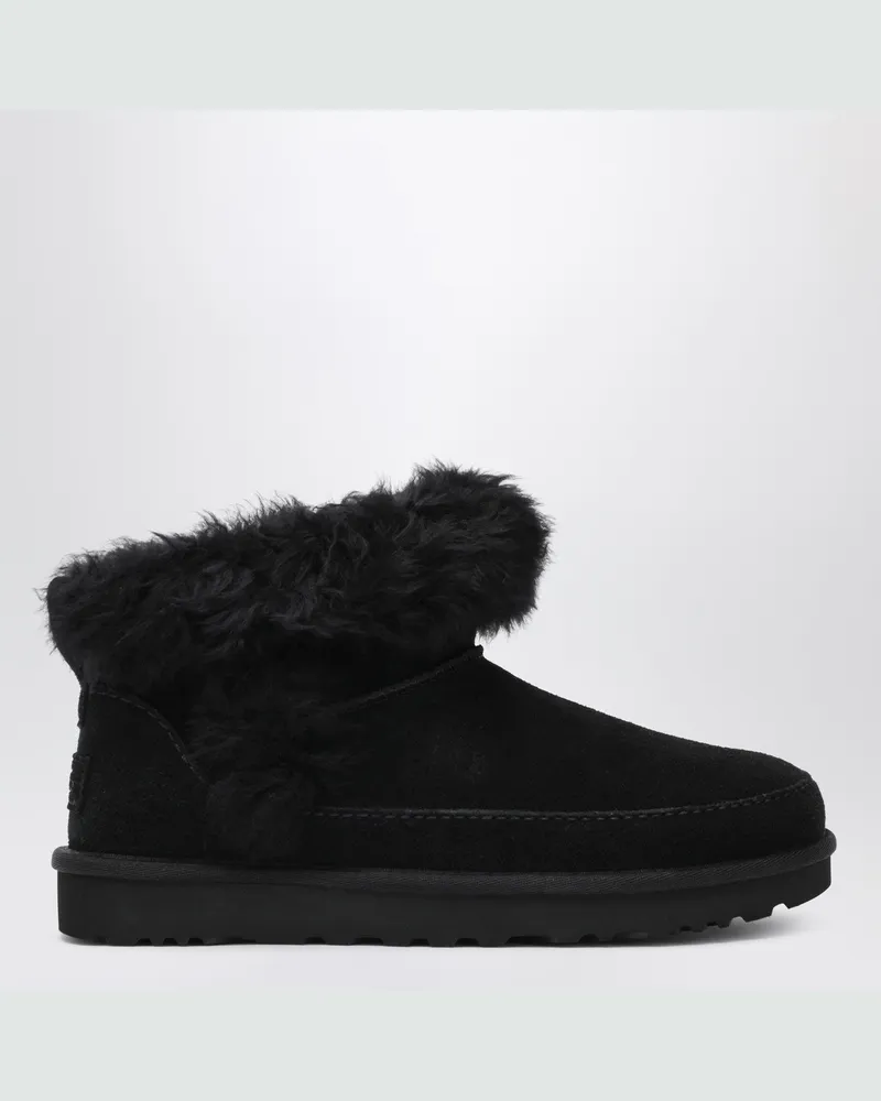 UGG Schwarze Classic Ultra Mini Chalet Stiefel 