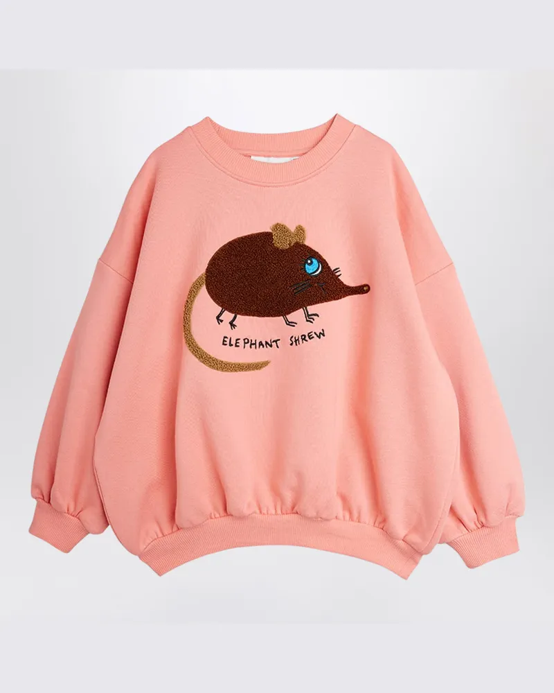 Mini Rodini Rosa Sweatshirt aus Bio-Baumwolle Pink