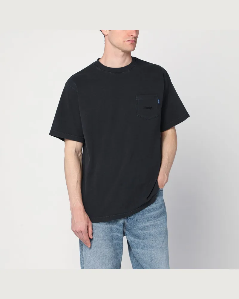 AWAKE NY Schwarzes T-Shirt aus Baumwolle Black