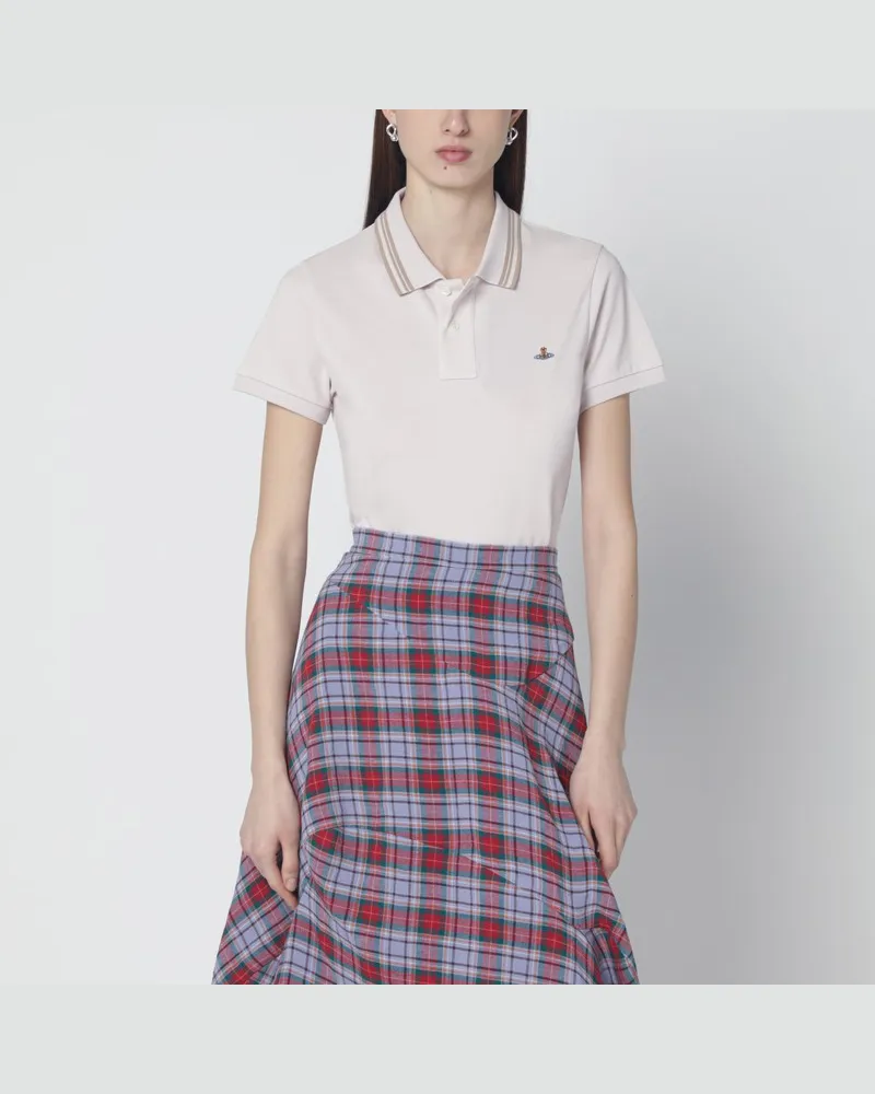 Vivienne Westwood Polohemd aus Baumwolle in Asch-Lila Violett