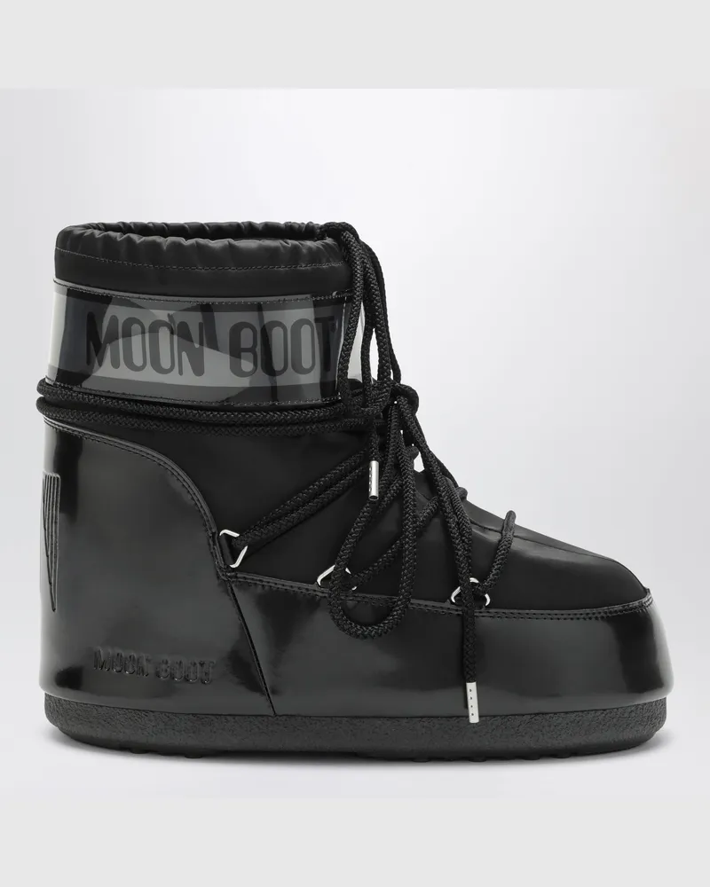 Moon Boot Schwarze Icon Low Glance Stiefel Black