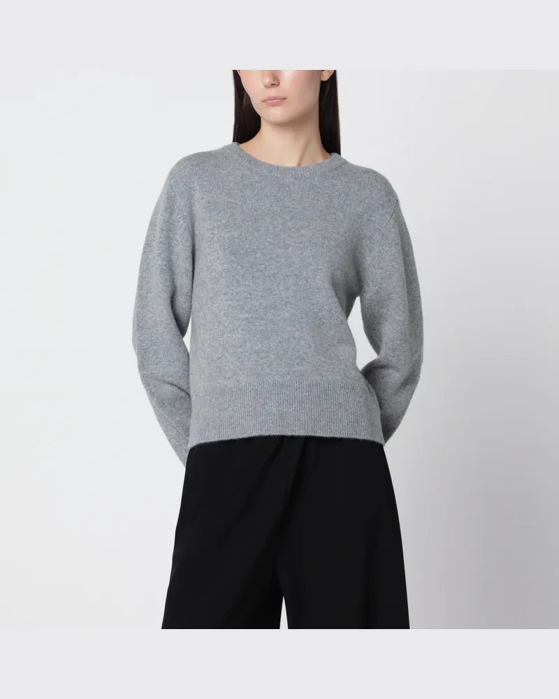 extreme cashmere Grauer Jeanne Pullover aus Kaschmir Grey