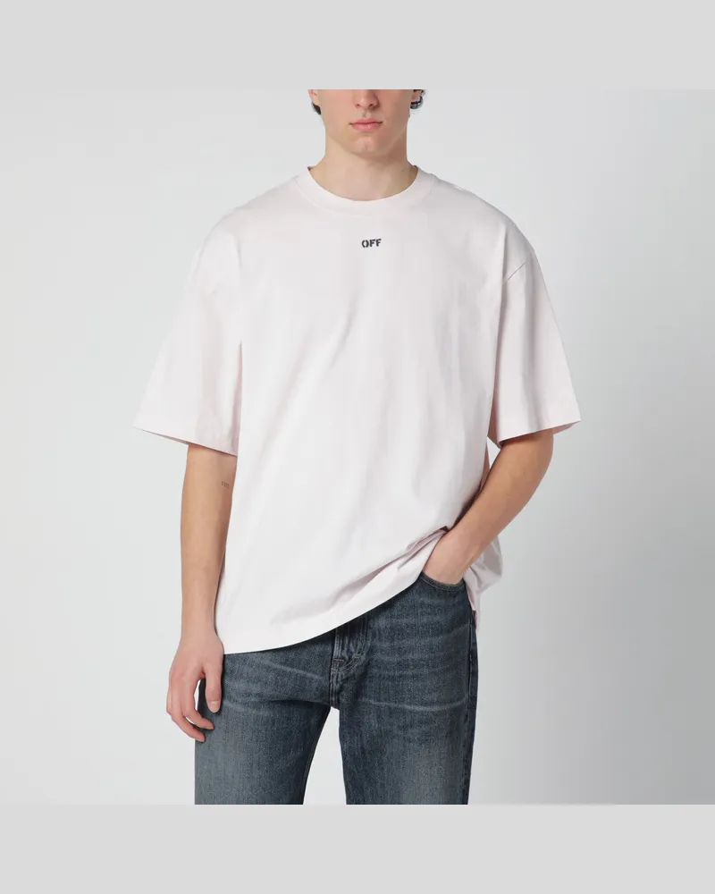 OFF-WHITE Paint Arrow Skate T-Shirt in hellem Mauve Purple