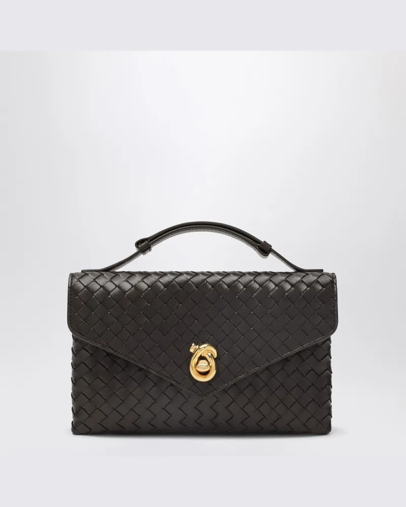 Bottega Veneta Fondant Knot Lock Tasche Braun