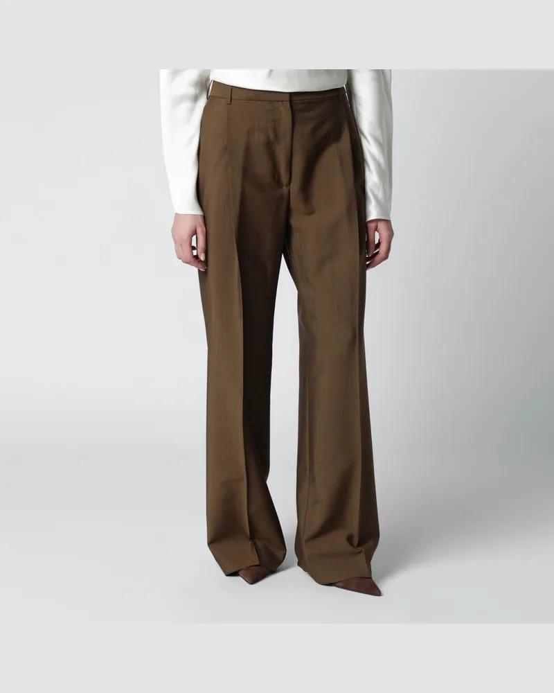 Róhe Hellbraune Hose aus Wollmischung Brown