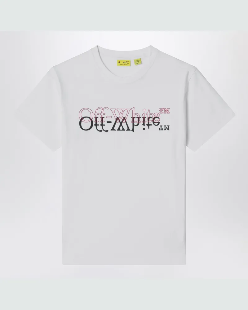 OFF-WHITE Weißes T-Shirt mit Logo-Print White