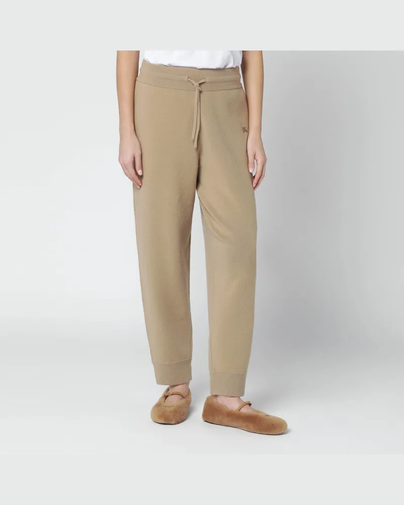 Burberry Beige Jogginghose aus Kaschmirmix Brown