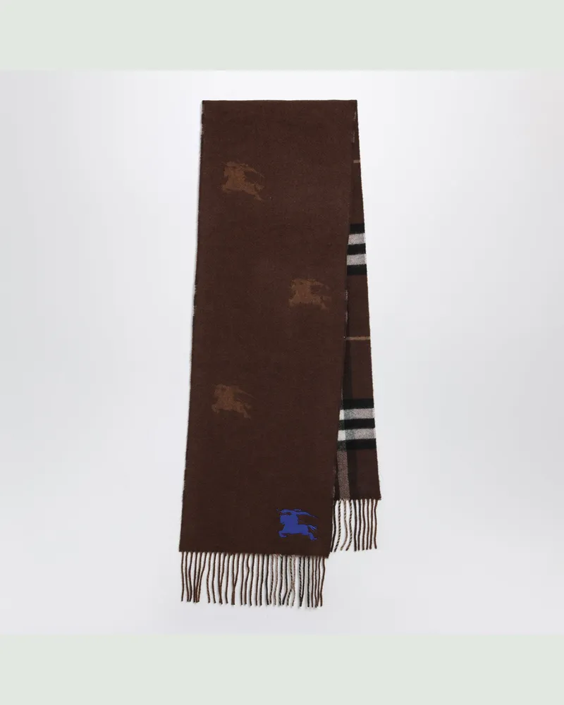 Burberry Wendeschal aus Kaschmir mit Check und EKD in Braun Brown