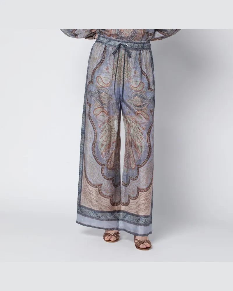 Zimmermann Wanderlust Hose mit Tapisserie-Print Mehrfarbig