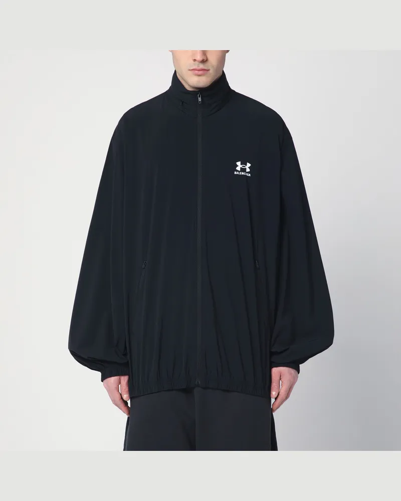 Balenciaga Schwarze Windjacke Collab Under Armour Black