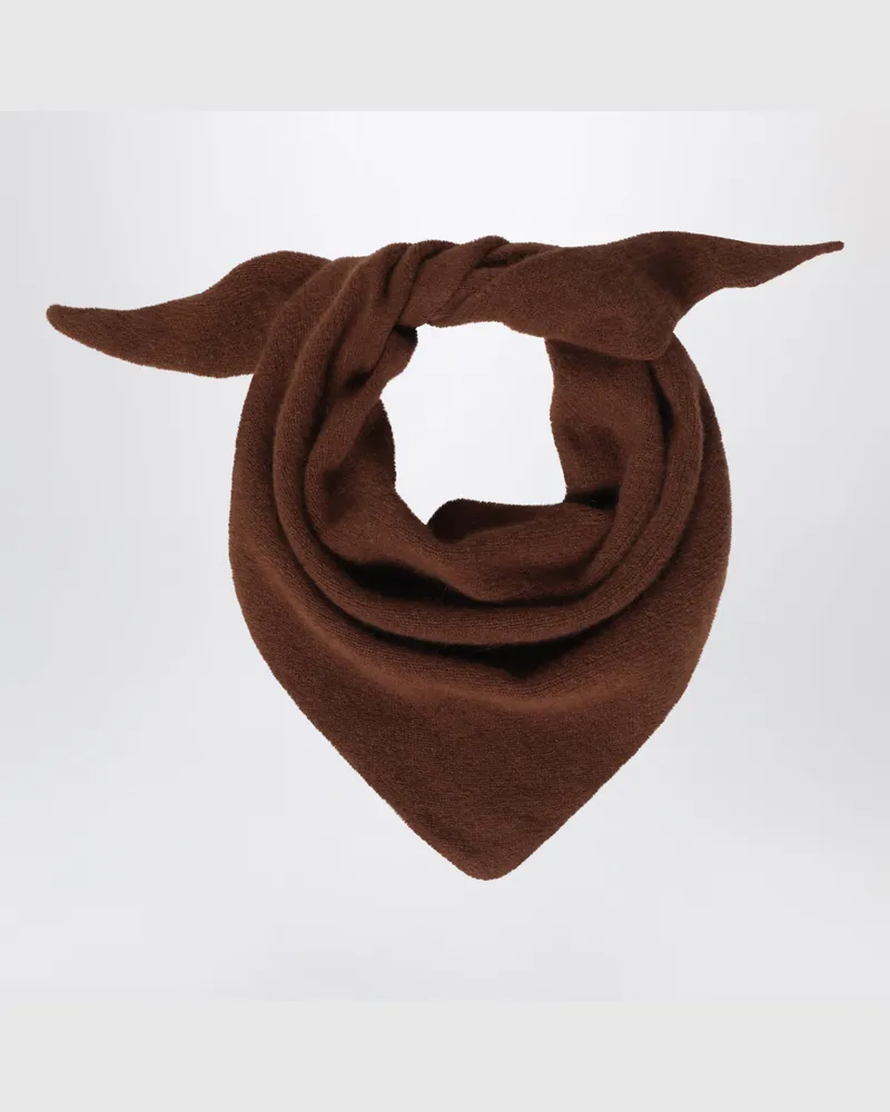 Le Bonnet Bandana aus Wolle und Caregora in Walnut Brown
