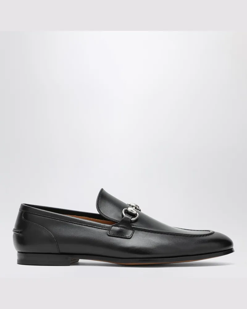 Gucci Schwarze Mokassins mit Schnalle Black