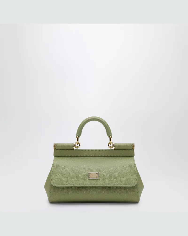 Dolce & Gabbana Sicily kleine Handtasche in Salbeigrün Green