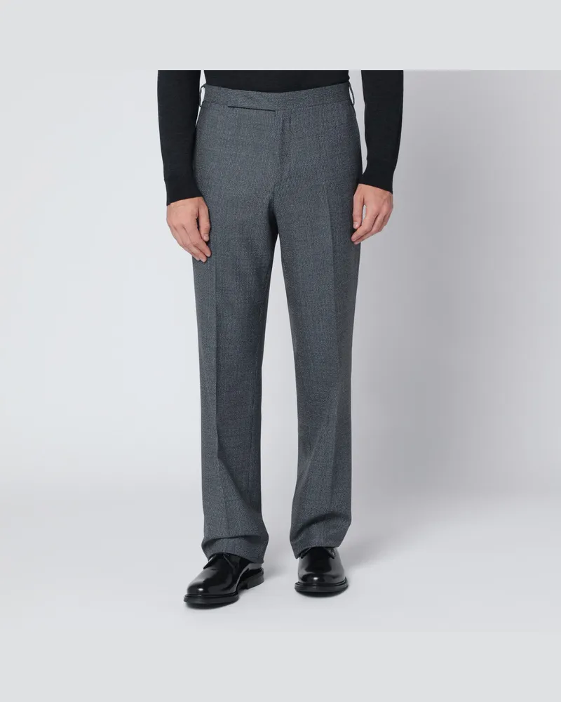 LARDINI Graue Wollhose 