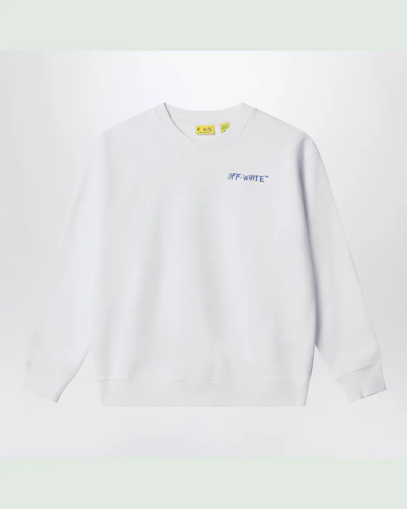 OFF-WHITE Weißes Sweatshirt mit Logo-Print White