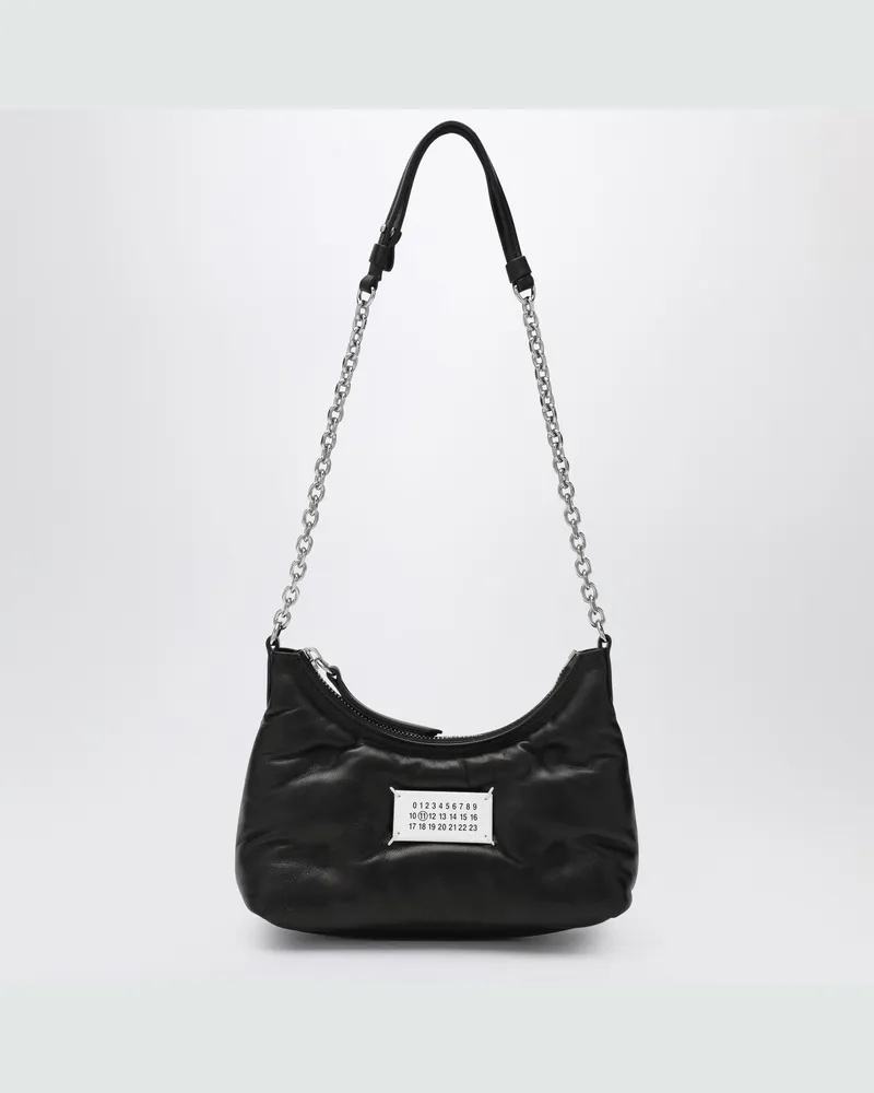 Maison Margiela Micro Glam Slam Hobo Tasche in Schwarz Black