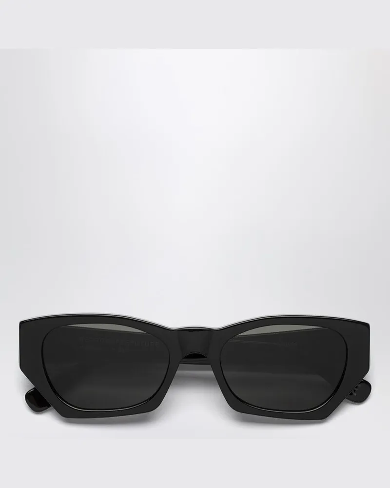 RETROSUPERFUTURE Schwarze Sonnenbrille Amata Schwarz