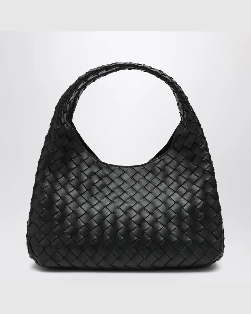 Bottega Veneta Schwarze Campana-Tasche in mittlerer Größe Black