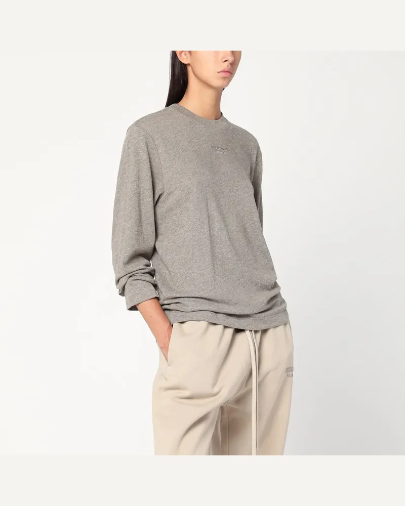 Fear of God Graues Oberteil aus Baumwollmischung Grau