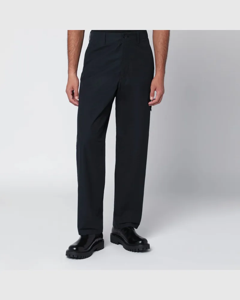 Stone Island Dunkelblaue Baumwollhose Blau