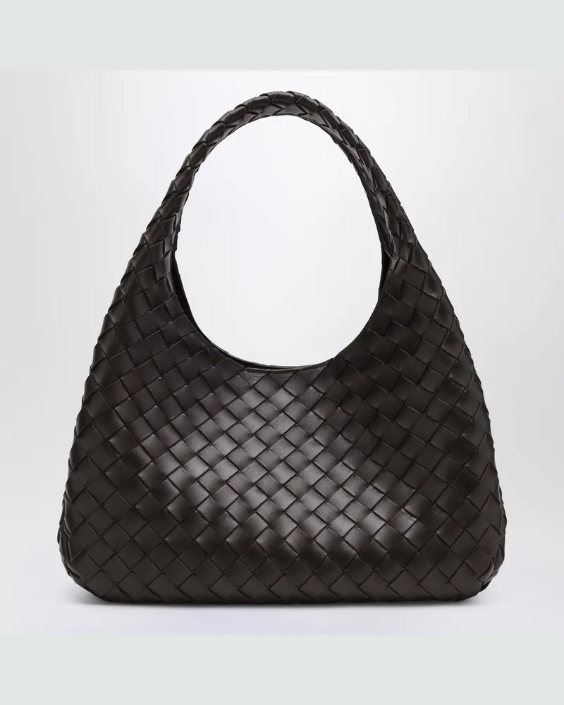 Bottega Veneta Campana Tasche mittelgroß in Fondant Brown