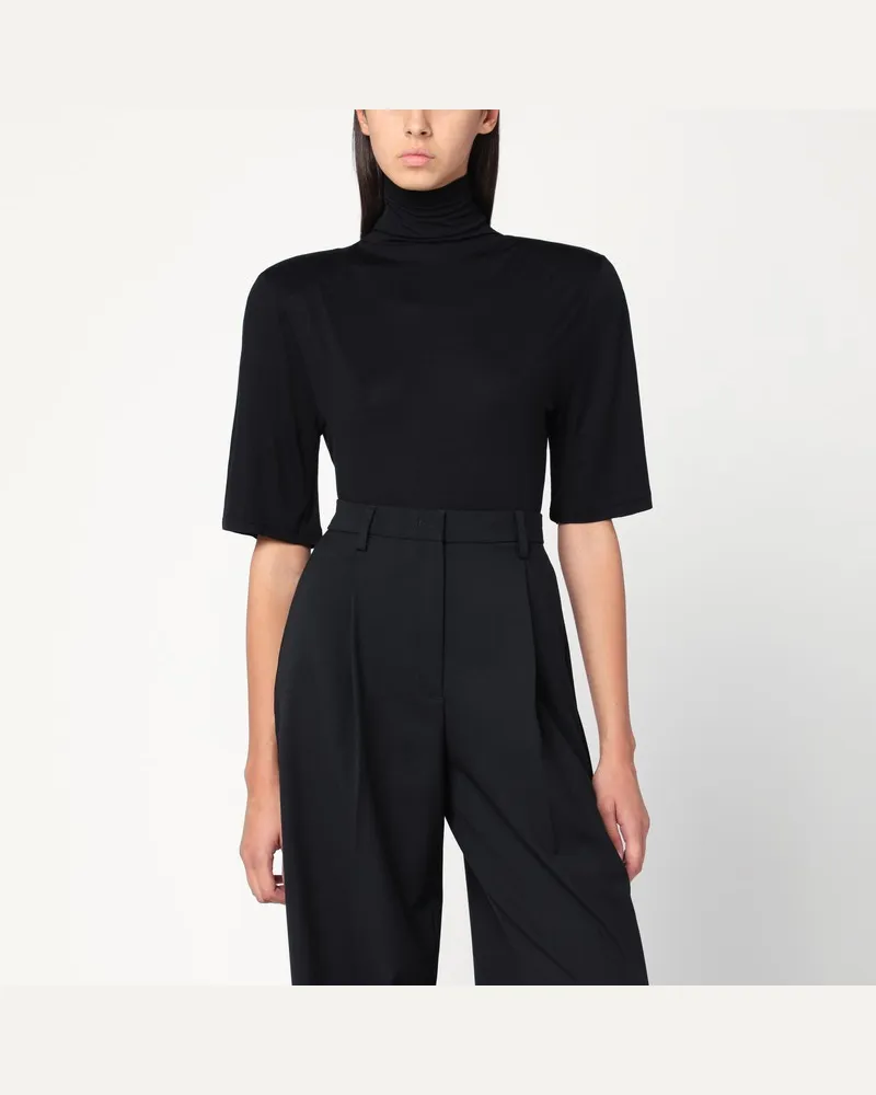 Jacquemus Schwarzes Spaghettiträger-T-Shirt Schwarz