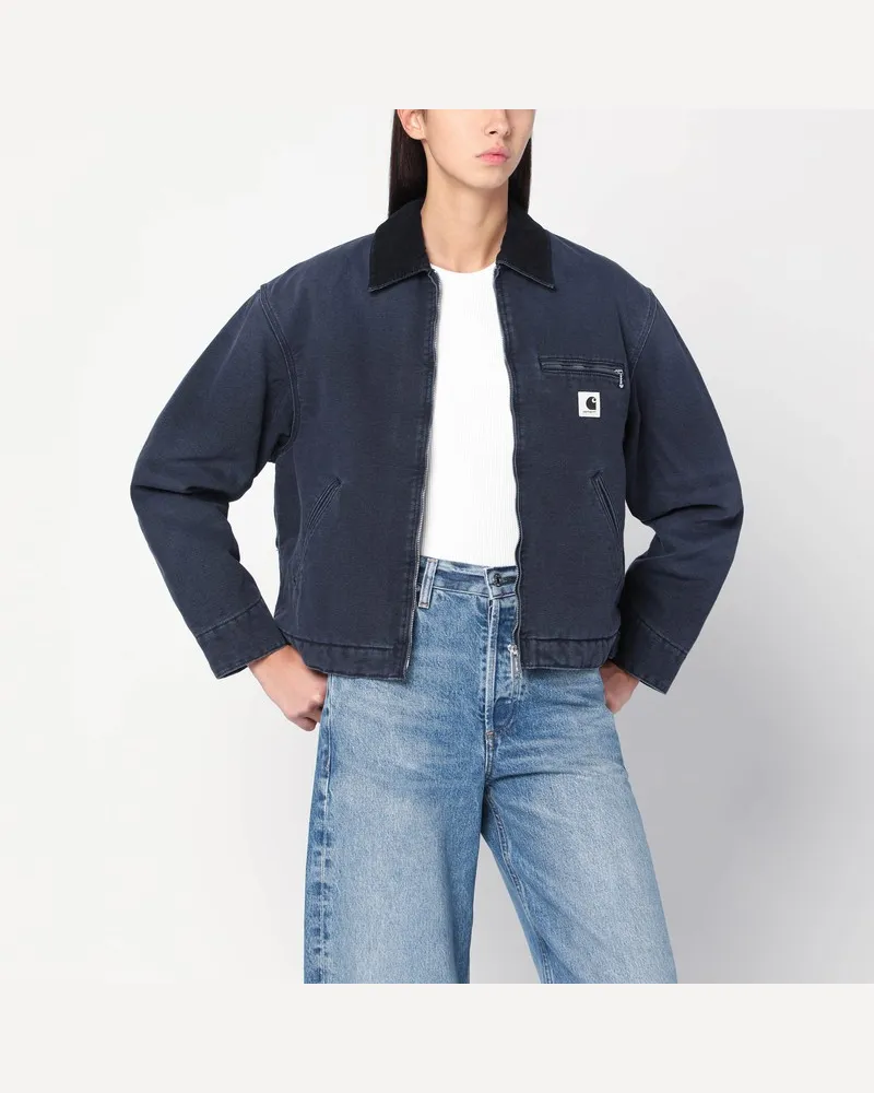 Carhartt WIP Dunkelblau/Schwarze OG Detroit Jacke Blau