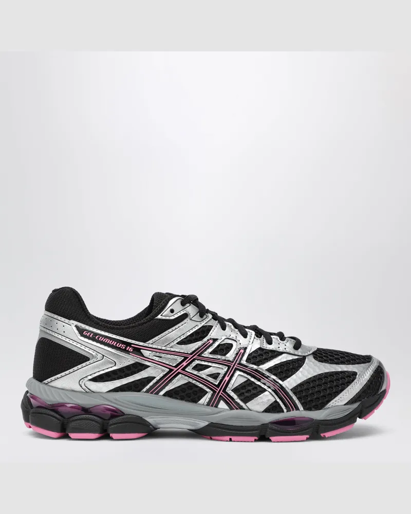 Asics Schwarzer GEL-CUMULUS 16 Sneaker aus Mesh Black