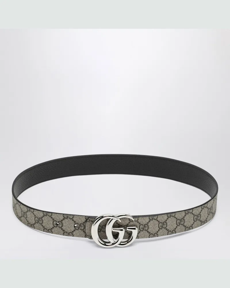 Gucci Umkehrbarer GG Marmont Gürtel Brown