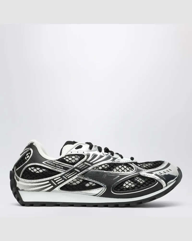 Bottega Veneta Orbit Sneakers aus technischem Gewebe in Schwarz/Silber Black