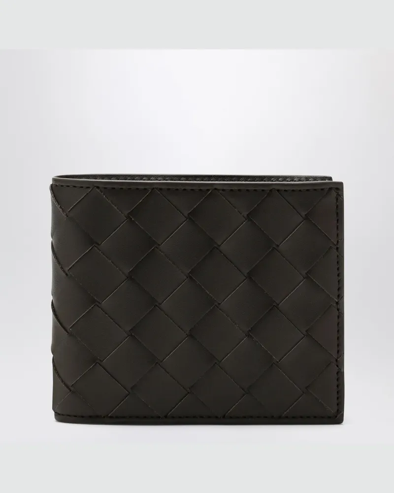 Bottega Veneta Fondant bi-fold Geldbörse in Intrecciato Brown