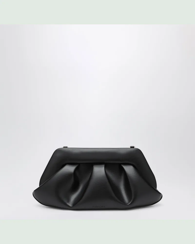 THEMOIRÈ Bios Baguette Clutch in Schwarz aus Kunstleder Black