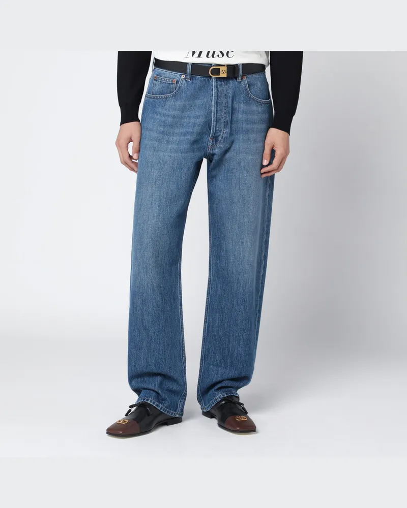 Valentino Garavani Mittelblaue Jeans Blue