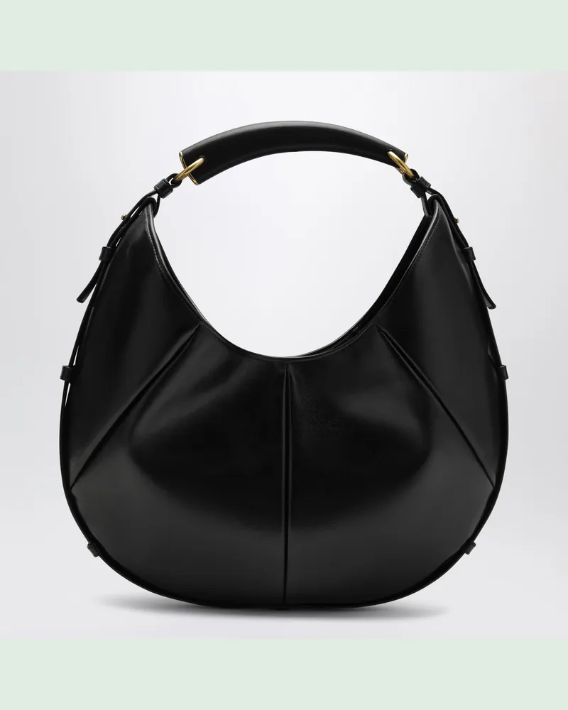 Saint Laurent Schwarze Mombasa Tasche aus Leder Black