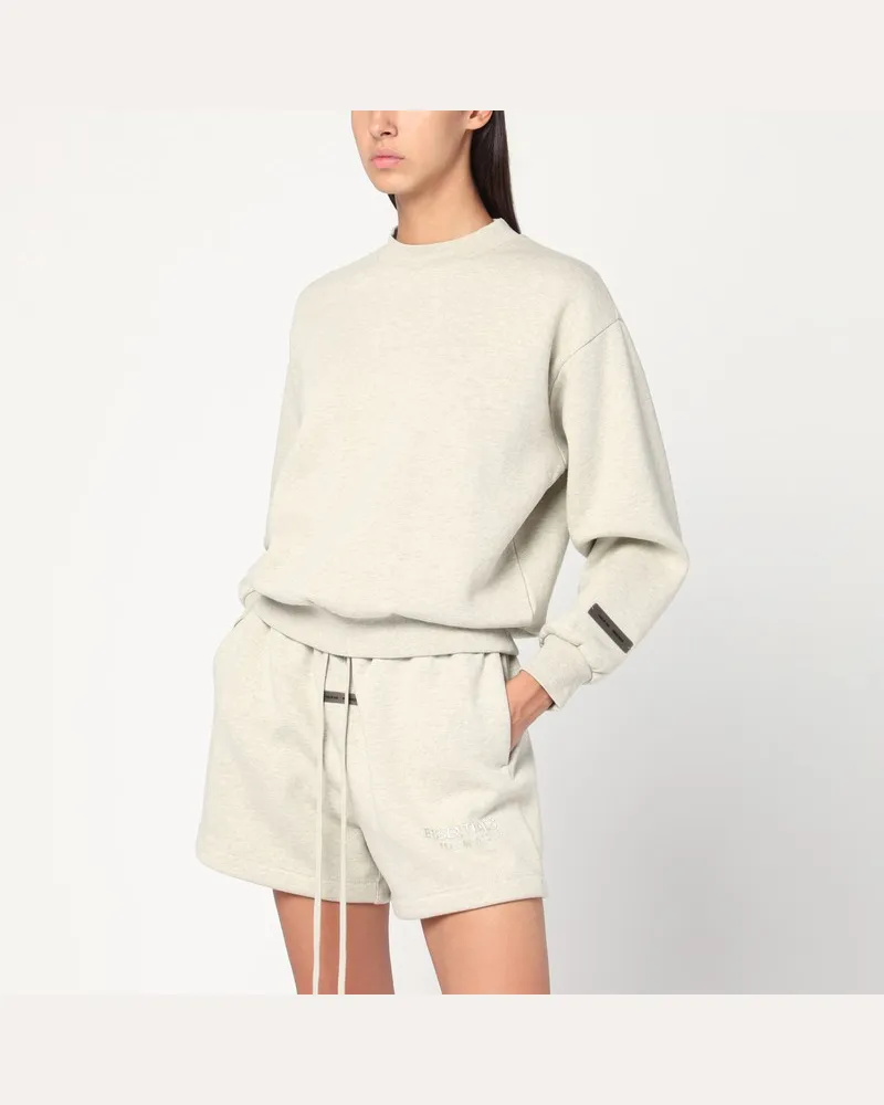Fear of God Greiges Sweatshirt aus angerauter Baumwolle Grau