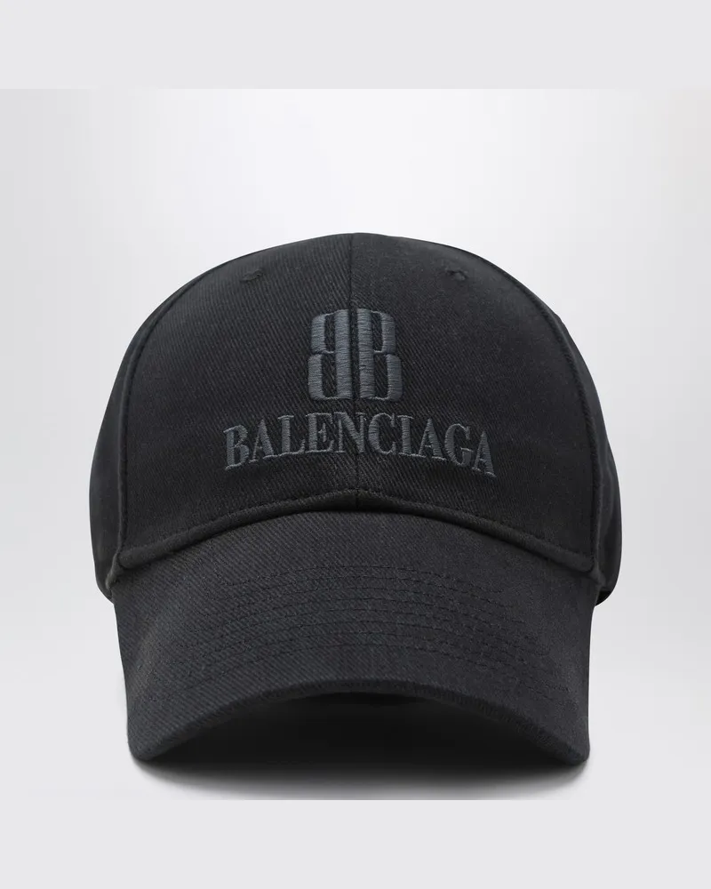Balenciaga Baseballkappe Nano BB schwarz Schwarz