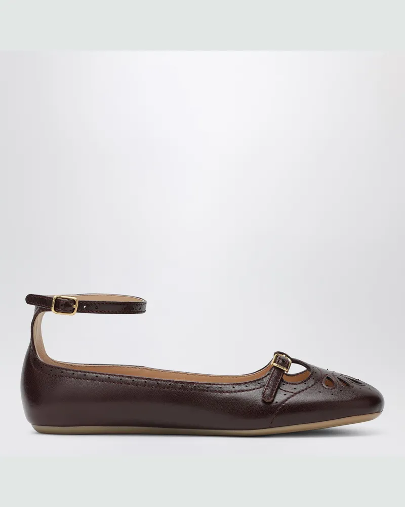 Chloé Bordeauxviolette Misty-Ballerinas Purple