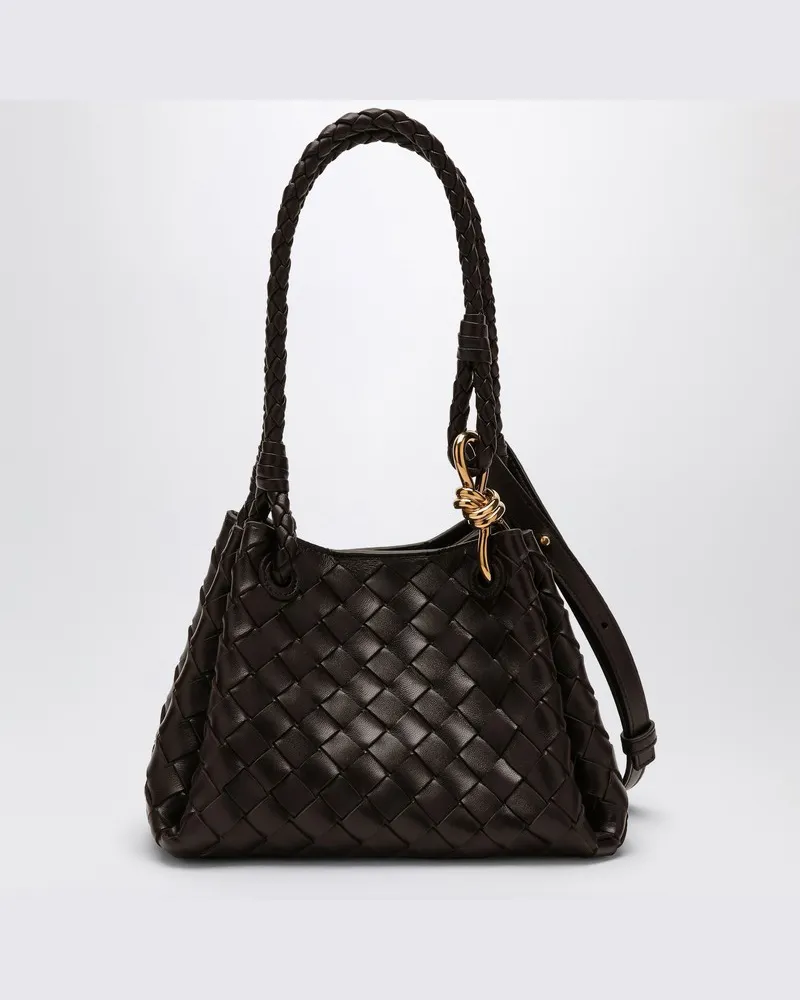 Bottega Veneta Kleine Parachute-Tasche Fondant Braun