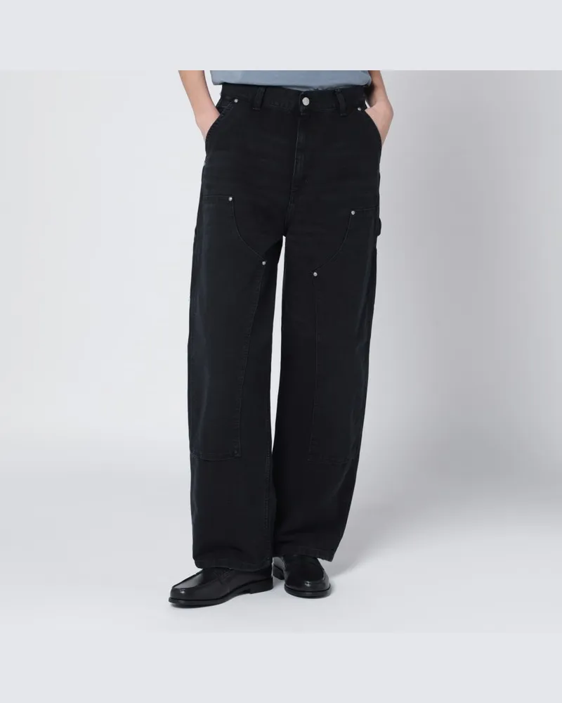 Carhartt WIP Schwarze Brandon Double Knee Hose Schwarz
