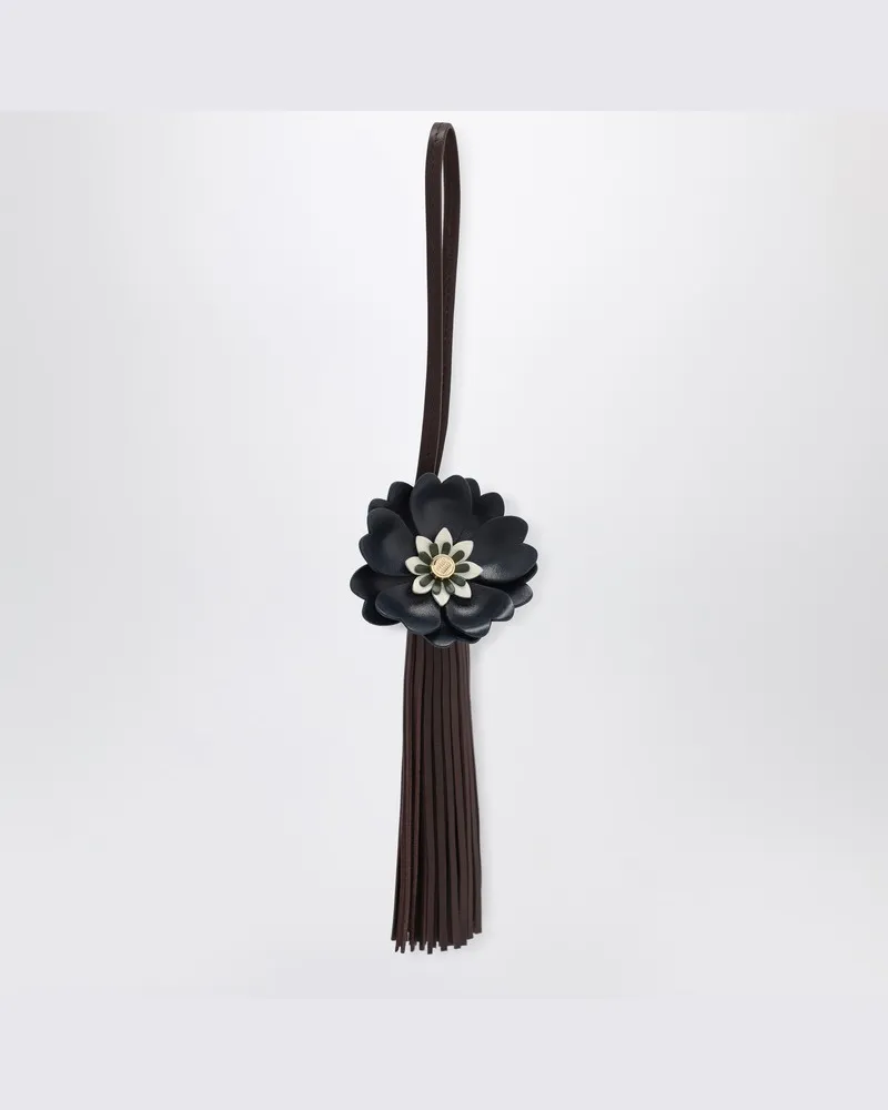 Miu Miu Trick in Nappa mit Blume Braun