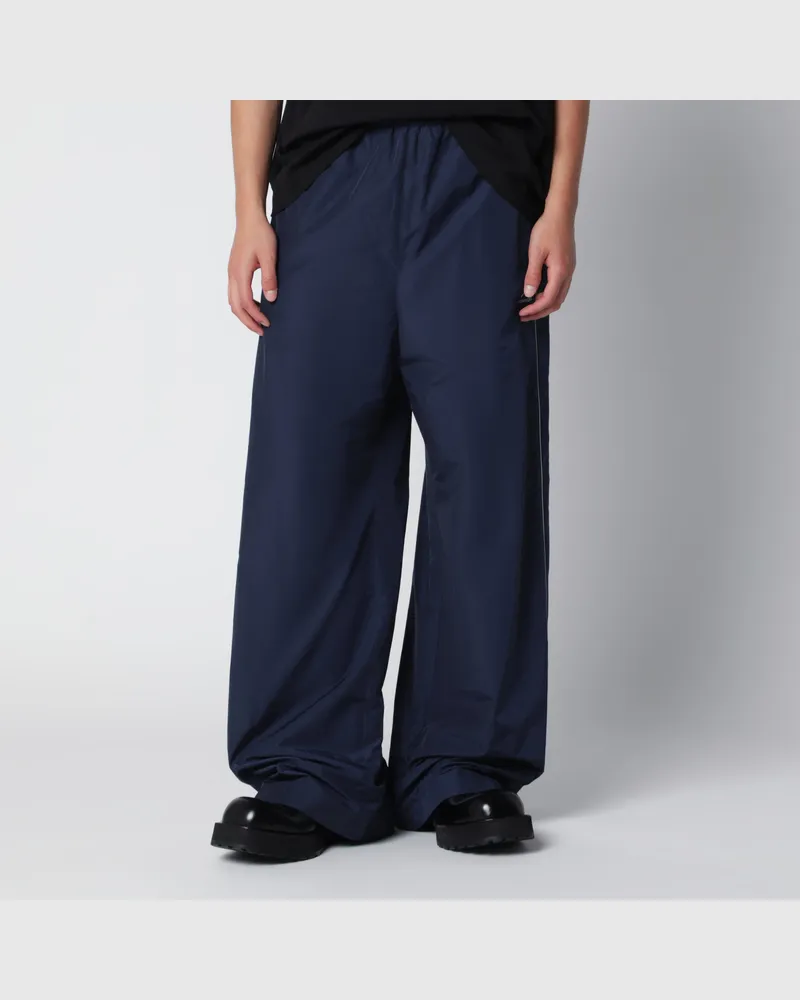 Balenciaga Bodies Trainingshose aus dunkelmarineblauem Popeline Blue