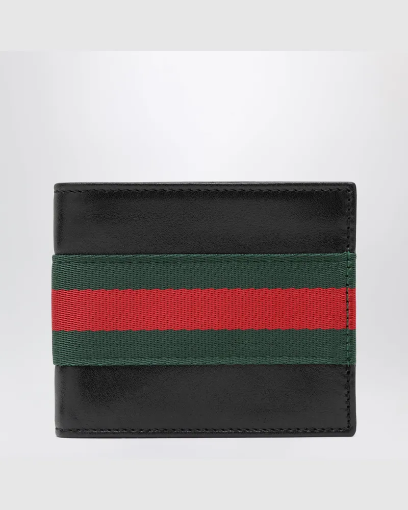 Gucci Bifold-Geldbörse mit Web- und Trademark-Detail 