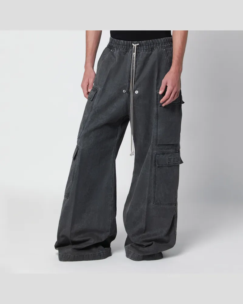 DRKSHDW by Rick Owens Jumbo Belas Gravel Baumwoll-Cargohose Brown