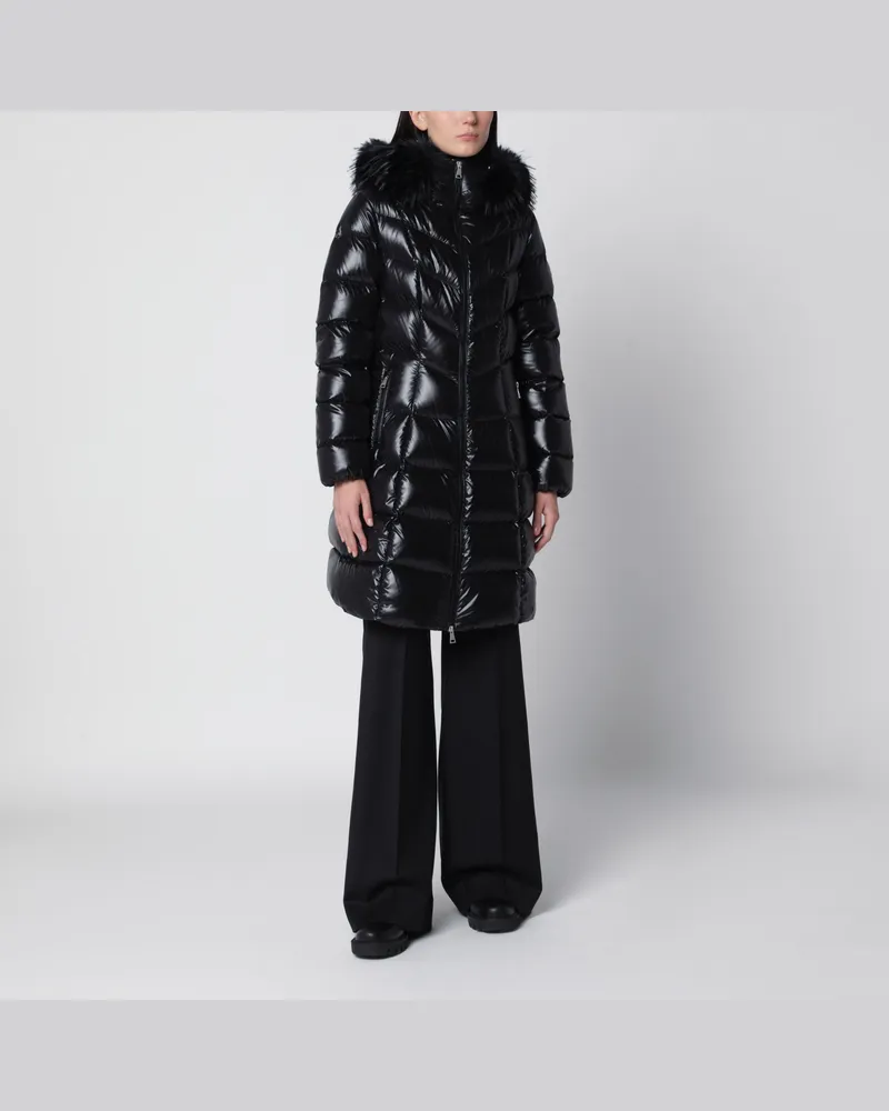 Moncler Daunenjacke Fulmarusse in Schwarz aus Nylon Black