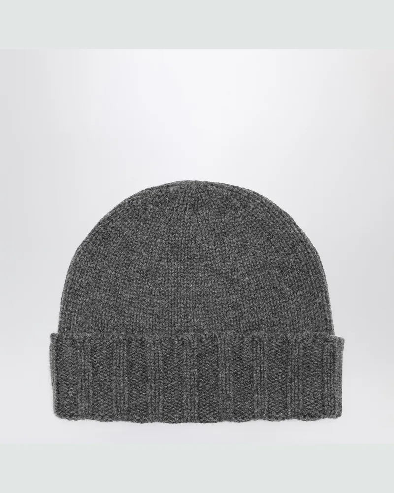 Drumohr  Graue Kaschmir-Mütze Grey