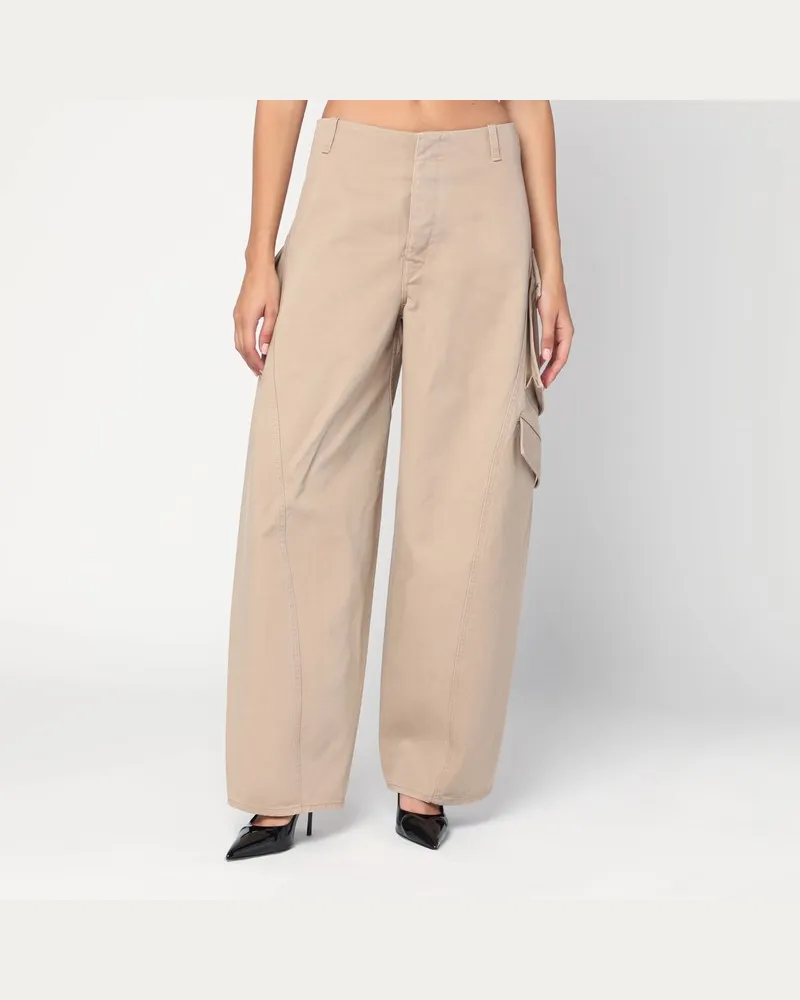 Alaïa Beige Chino Cargo-Hosen Beige