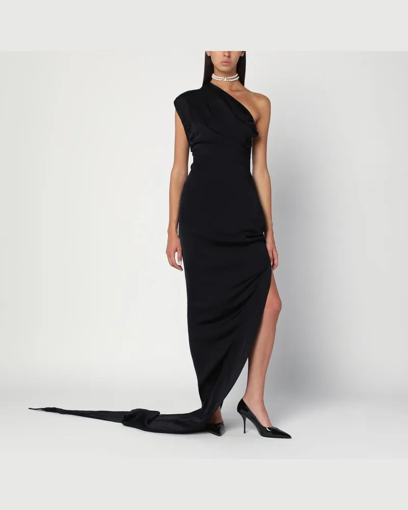 Vivienne Westwood Langes schwarzes Andreas-Kleid Schwarz