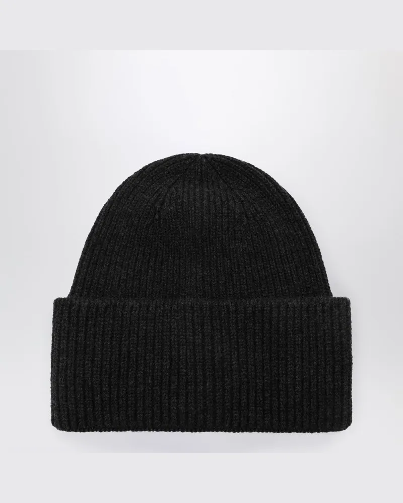 Destin Anthrazitfarbene Mütze aus Wolle und Kaschmir Grau